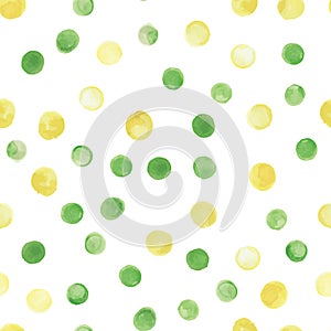 Watercolor vector seamless pattern. Seamless pattern can be used for wallpaper, pattern fills, web page background