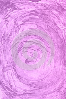 Watercolor violet paint background. Art magic hand drawn.