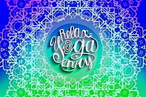 Watercolor Yoga Studio Logo
