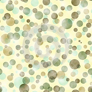 Watercolored cyan and green transparent circles photo