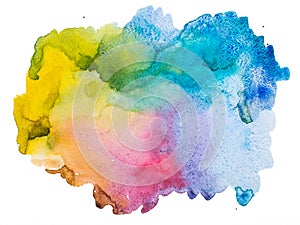 Watercolour abstract background photo