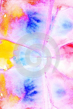 Watercolour abstract image