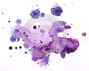 Watercolour blots photo