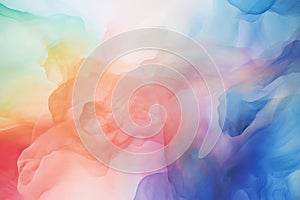 Watercolour colorful splash banner