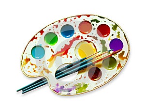 Watercolour palette