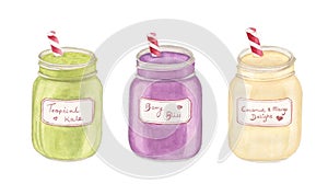 Watercolor Smoothies