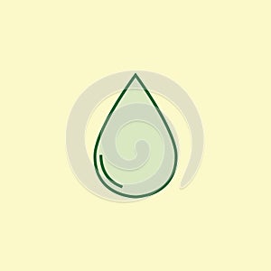 Waterdrop. Vector illustration decorative design