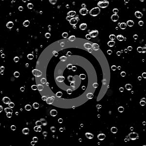 Waterdrops bubbles