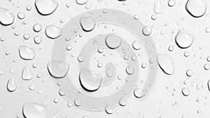 waterdrops on clean background AI generated