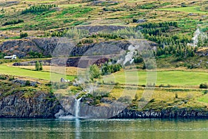 Waterfall in Akureyri