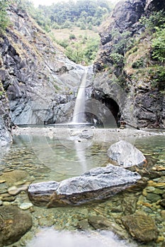 Waterfall in Almese To, Italy