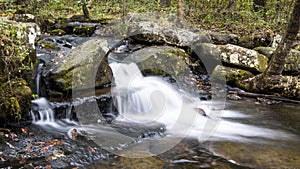 Waterfall along Collins Creek in Herber Springs Arkansas