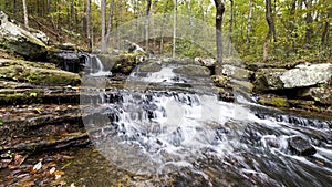 Waterfall along Collins Creek in Herber Springs Arkansas