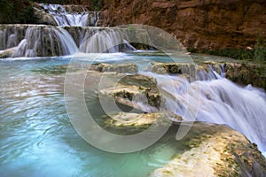 Waterfall along Havasu Creek photo
