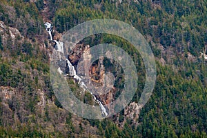 A waterfall along the Inside Passage, Alaska