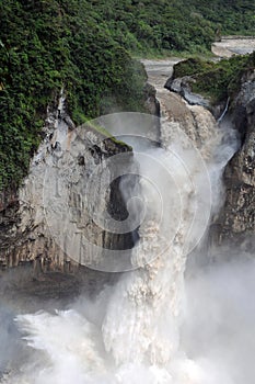 Waterfall in the Andes