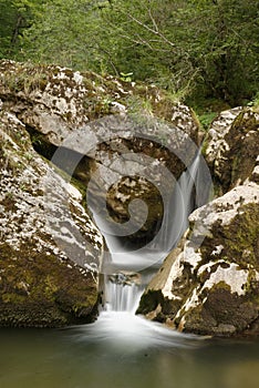 Waterfall in Arieseni, Apuseni Mountains