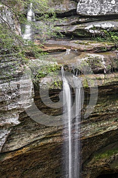 Waterfall Atop Ash Cave