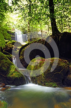 Waterfall atphu kradung national park.