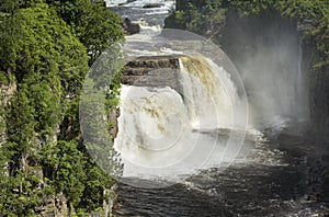 Waterfall on the Ausable River in New York