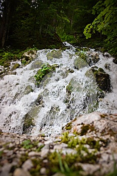 Waterfall in Austria nature.