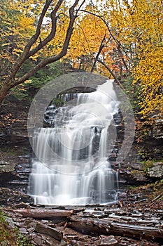 Waterfall in Autumn