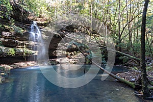 Waterfall in bankhead national forest in alabama