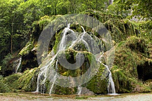 Waterfall at Baume les Messieurs, Jura - France