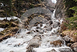 Waterfall on Belaya River
