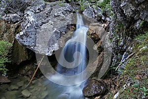 Waterfall of the birth of the Guadalquivir river