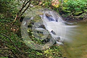 Waterfall in the Blue Ridge Mountains