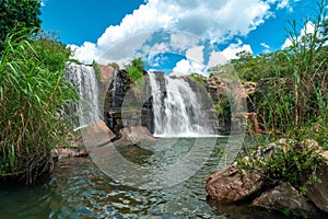 waterfall in Brazil Cachoeira do Arrojado - Cristalina photo