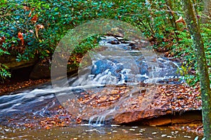 Waterfall in Brevard, NC