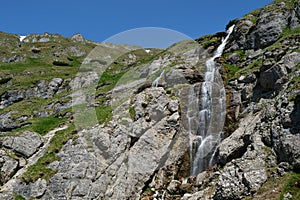 Waterfall in Bucegi Mountains