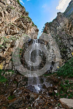 Waterfall butakovsky, nature, mountains