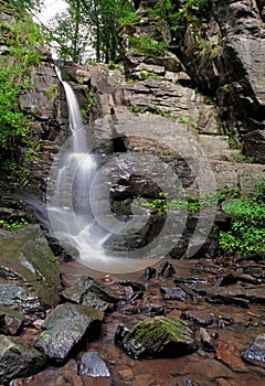 Waterfall Bystro in Polana, Slovakia