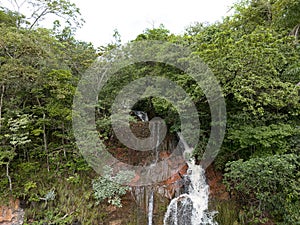 waterfall Cachoeira do Socorro natural tourist spot in Cassilandia