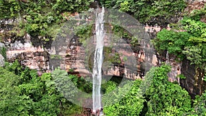 waterfall Cachoeira do Socorro natural tourist spot in Cassilandia