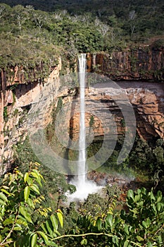 Waterfall at Cahpada dos GuimarÃ£es