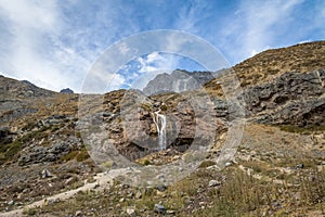 Waterfall at Cajon del Maipo Canyon - Chile