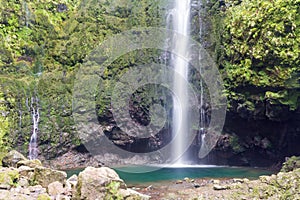 Waterfall at Caldeirao Verde photo