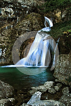 Waterfall called Reventon in Riopar