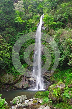 Waterfall called Tarumae Taki