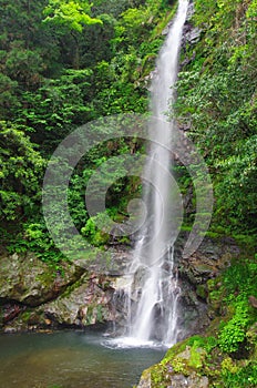 Waterfall called Tarumae Taki