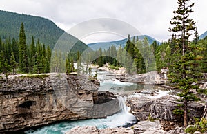 Rockies waterfall