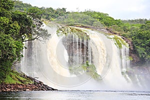 Waterfall at Canaima National Park photo