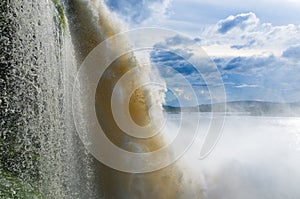 Waterfall in Canaima, Venezuela