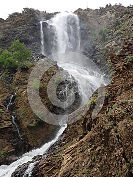 Waterfall in the canyon