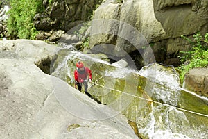 Waterfall Canyoning Instructor