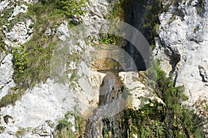 Waterfall in the Carpathians photo